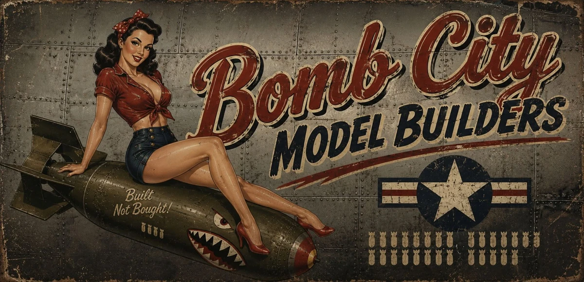 Bomb City Model Builders promotional artwork